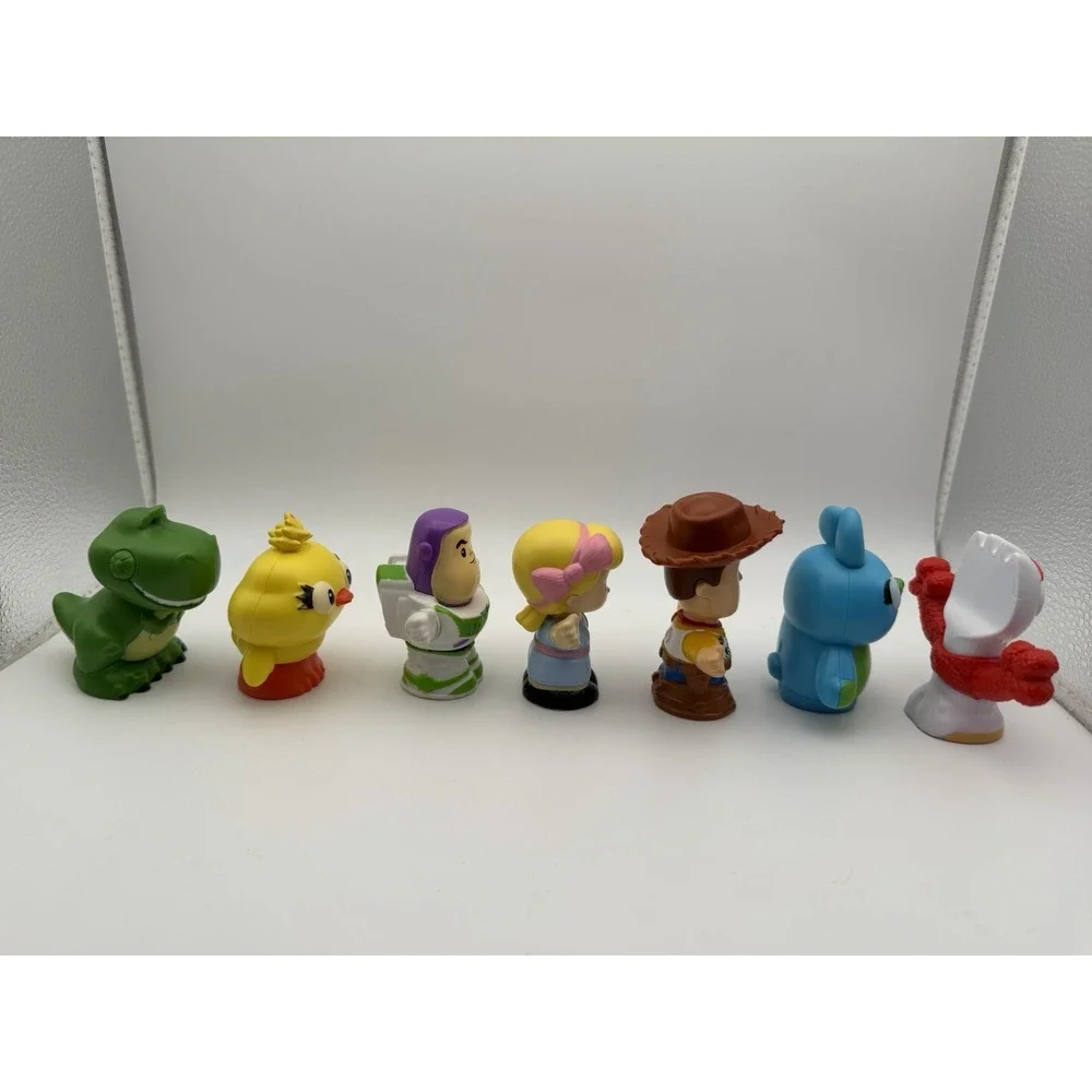Fisher Price lot Of 7 Little People Disney Pixar Toy Story 4 Buzz Woody Forky Bo